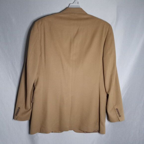 Jos. A. Bank Men's Cashmere Tan Fully Lined Single Breast Blazer Sportscoat 43L - Picture 2 of 11